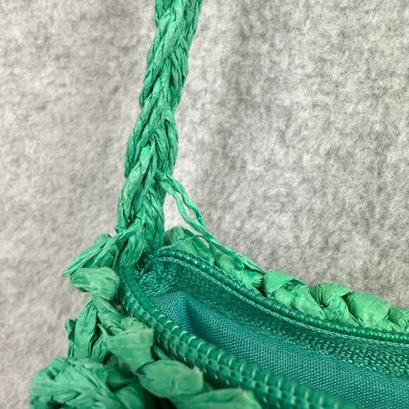 Cappelli Straworld Floral Green Crossbody Purse - Picture 7 of 12